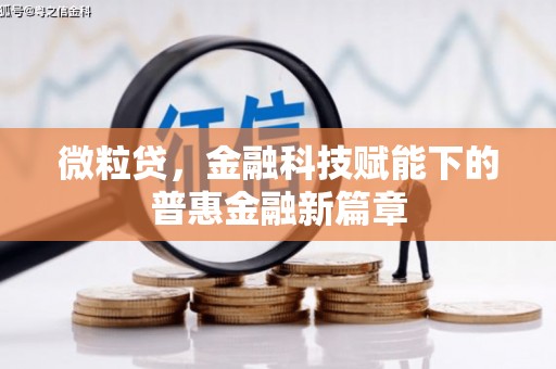 三星微粒贷，金融科技赋能下的普惠金融新篇章