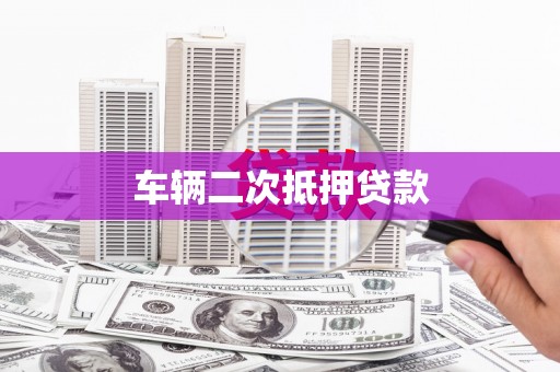 三星车辆二次抵押贷款