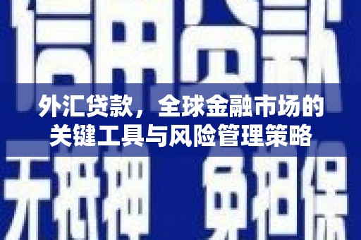 三星外汇贷款，全球金融市场的关键工具与风险管理策略