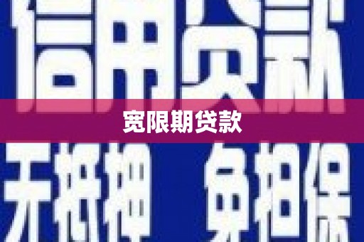 三星宽限期贷款