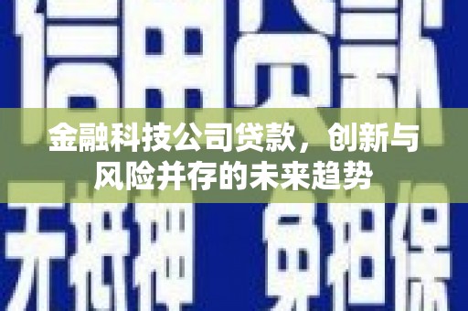 三星金融科技公司贷款，创新与风险并存的未来趋势