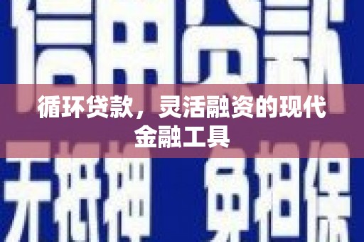 三星循环贷款，灵活融资的现代金融工具