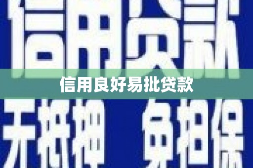 三星信用良好易批贷款