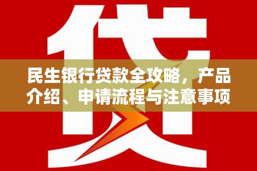 三星民生银行贷款全攻略，产品介绍、申请流程与注意事项